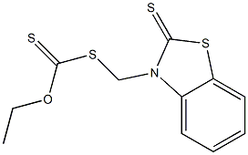 Dithiocarbonic acid S-[[(2,3-dihydro-2-thioxo-benzothiazol)-3-yl]methyl]O-ethyl ester