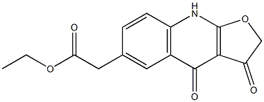 2,3,4,9-Tetrahydro-3,4-dioxofuro[2,3-b]quinoline-6-acetic acid ethyl ester