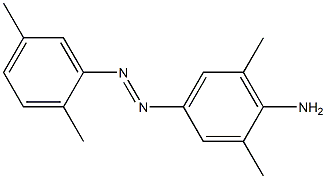 4-(2,5-キシリルアゾ)-2,6-ジメチルベンゼンアミン 化学構造式