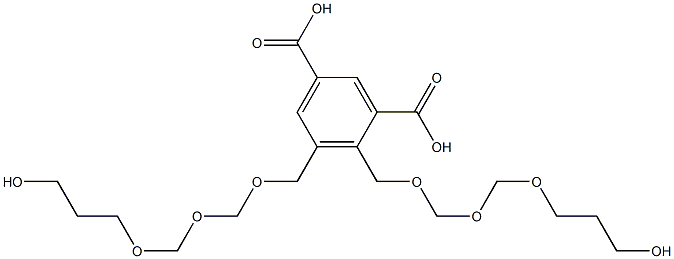 4,5-Bis(9-hydroxy-2,4,6-trioxanonan-1-yl)isophthalic acid
