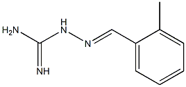 o-トルアルデヒドグアニルヒドラゾン 化学構造式