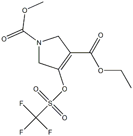 Trifluoromethanesulfonic acid [[4-(ethoxycarbonyl)-1-(methoxycarbonyl)-2,5-dihydro-1H-pyrrol]-3-yl] ester