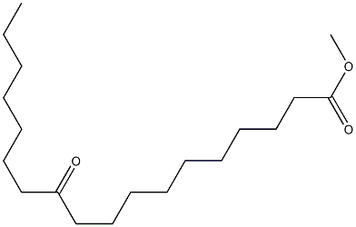 11-ケトステアリン酸メチル 化学構造式