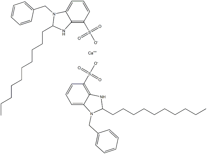 Bis(1-benzyl-2-decyl-2,3-dihydro-1H-benzimidazole-4-sulfonic acid)calcium salt