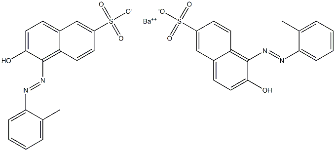 Bis[2-hydroxy-1-(2-methylphenylazo)-6-naphthalenesulfonic acid]barium salt