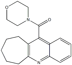 Morpholino 7,8,9,10-tetrahydro-6H-cyclohepta[b]quinolin-11-yl ketone