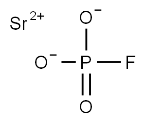 フルオリドりん酸ストロンチウム 化学構造式