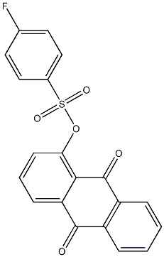 4-Fluorobenzenesulfonic acid (9,10-dihydro-9,10-dioxoanthracen)-1-yl ester