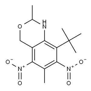 8-tert-Butyl-1,4-dihydro-2,6-dimethyl-5,7-dinitro-2H-3,1-benzoxazine