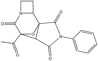 4-Acetyl-1,2-dihydro-6-phenyl-7bH-4,7a-epoxy-2a,6-diaza-2aH-cyclobut[e]indene-3,5,7(4H,4aH,6H)-trione