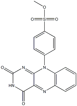 4-[(2,3,4,10-Tetrahydro-2,4-dioxopyrimido[4,5-b]quinoxalin)-10-yl]benzenesulfonic acid methyl ester