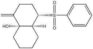 (4S,4aS,8aS)-8a-Hydroxy-1-methylene-4-(phenylsulfonyl)decahydronaphthalene