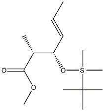 (2R,3S,4E)-2-Methyl-3-[dimethyl(1,1-dimethylethyl)siloxy]-4-hexenoic acid methyl ester