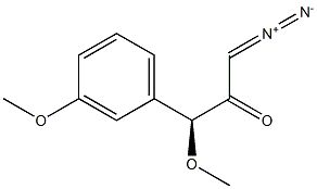 [S,(-)]-3-Diazo-1-methoxy-1-(m-methoxyphenyl)-2-propanone