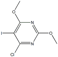 2,6-Dimethoxy-4-chloro-5-iodopyrimidine Structure
