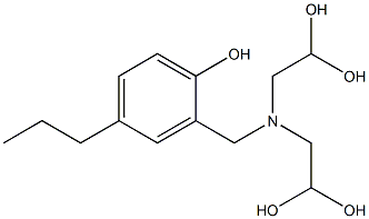 2-[Bis(2,2-dihydroxyethyl)aminomethyl]-4-propylphenol