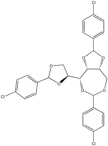 1-O,2-O:3-O,6-O:4-O,5-O-Tris(4-chlorobenzylidene)-D-glucitol