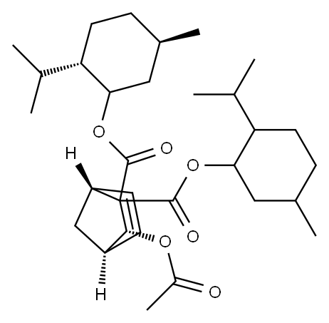 (1S,3R,4R)-3-Acetoxybicyclo[2.2.1]hepta-5-ene-2,2-dicarboxylic acid bis[(1R,2S,5R)-2-isopropyl-5-methylcyclohexyl] ester