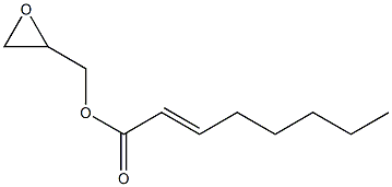 2-Octenoic acid (oxiran-2-yl)methyl ester