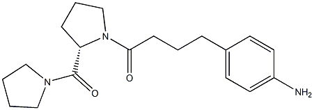 1-[(2S)-2-(1-Pyrrolidinylcarbonyl)-1-pyrrolidinyl]-4-(4-aminophenyl)-1-butanone