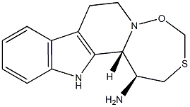 [1S,6R,13bR,(+)]-1-Amino-1,2,7,8,13,13b-hexahydro[1,6,2]oxathiazepino[2',3':1,2]pyrido[3,4-b]indole