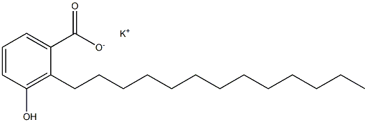 2-Tridecyl-3-hydroxybenzoic acid potassium salt