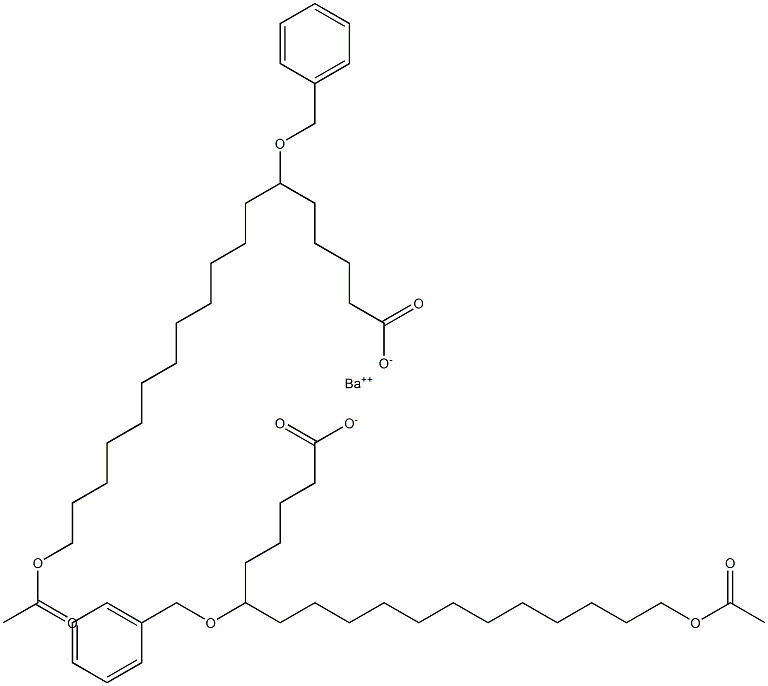 Bis(6-benzyloxy-18-acetyloxystearic acid)barium salt