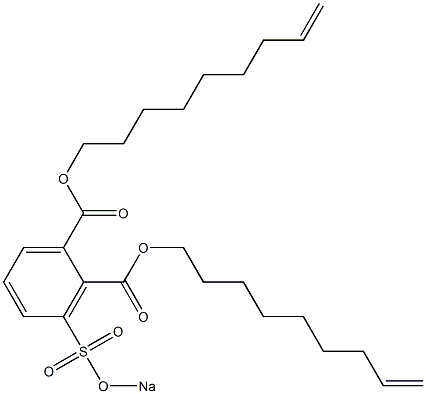 3-(Sodiosulfo)phthalic acid di(8-nonenyl) ester