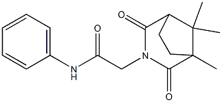 2,4-Dioxo-1,8,8-trimethyl-N-phenyl-3-azabicyclo[3.2.1]octane-3-acetamide
