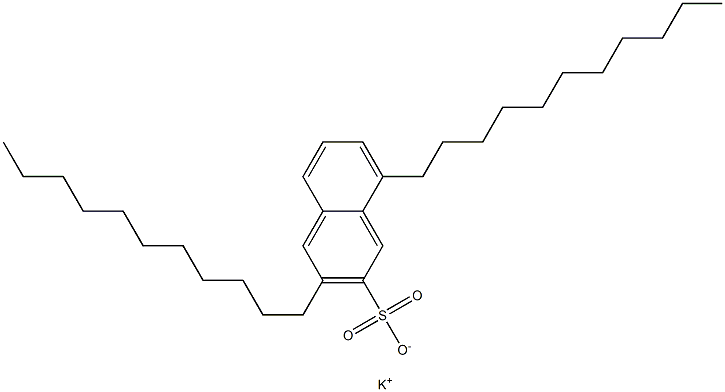 3,8-Diundecyl-2-naphthalenesulfonic acid potassium salt