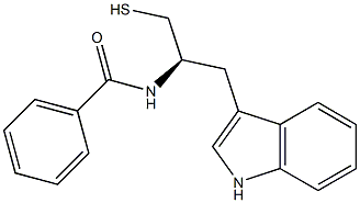 3-[(2R)-2-Benzoylamino-3-mercaptopropyl]-1H-indole