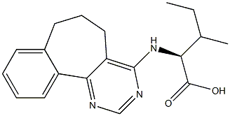 (2S)-2-[[(6,7-Dihydro-5H-benzo[6,7]cyclohepta[1,2-d]pyrimidin)-4-yl]amino]-3-methylvaleric acid