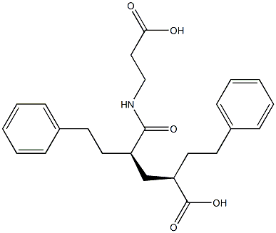 (2R,4R)-2,4-Bis(2-phenylethyl)-5-oxo-6-azanonanedioic acid