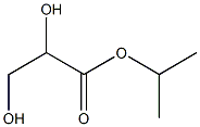 D-グリセリン酸イソプロピル 化学構造式