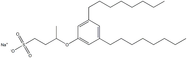 3-(3,5-Dioctylphenoxy)butane-1-sulfonic acid sodium salt