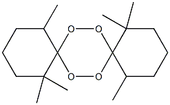 1,1,5,10,10,14-Hexamethyl-7,8,15,16-tetraoxadispiro[5.2.5.2]hexadecane Structure