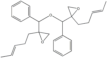 2-(3-ペンテニル)フェニルグリシジルエーテル 化学構造式