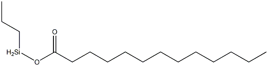 Tridecanoic acid propylsilyl ester