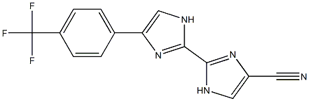 4'-(4-Trifluoromethylphenyl)-2,2'-bi[1H-imidazole]-4-carbonitrile