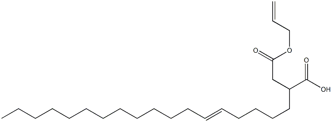 2-(5-オクタデセニル)こはく酸1-水素4-アリル 化学構造式