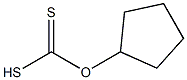 Dithiocarbonic acid hydrogen O-cyclopentyl ester