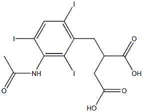 2-(3-Acetylamino-2,4,6-triiodobenzyl)succinic acid