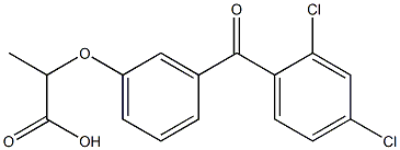 2-[m-(2,4-Dichlorobenzoyl)phenoxy]propionic acid