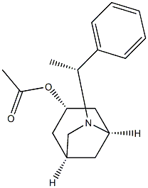 Acetic acid (1S,3S,5R)-6-[(R)-1-phenylethyl]-6-azabicyclo[3.2.1]octan-3-yl ester