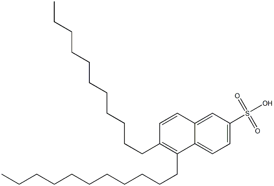 5,6-Diundecyl-2-naphthalenesulfonic acid