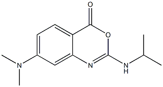 2-Isopropylamino-7-(dimethylamino)-4H-3,1-benzoxazin-4-one