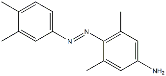 4-(3,4-キシリルアゾ)-3,5-ジメチルベンゼンアミン 化学構造式