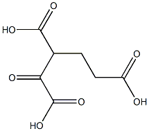 2-オキソ-3-カルボキシアジピン酸 化学構造式
