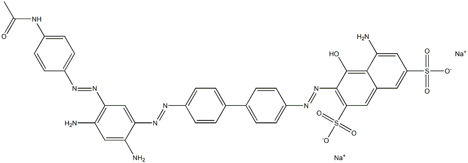 3-[[4'-[[5-[(4-Acetylaminophenyl)azo]-2,4-diaminophenyl]azo]-1,1'-biphenyl-4-yl]azo]-5-amino-4-hydroxynaphthalene-2,7-disulfonic acid disodium salt