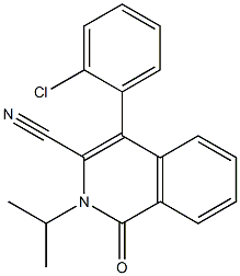 2-Isopropyl-4-(2-chlorophenyl)-3-cyanoisoquinolin-1(2H)-one